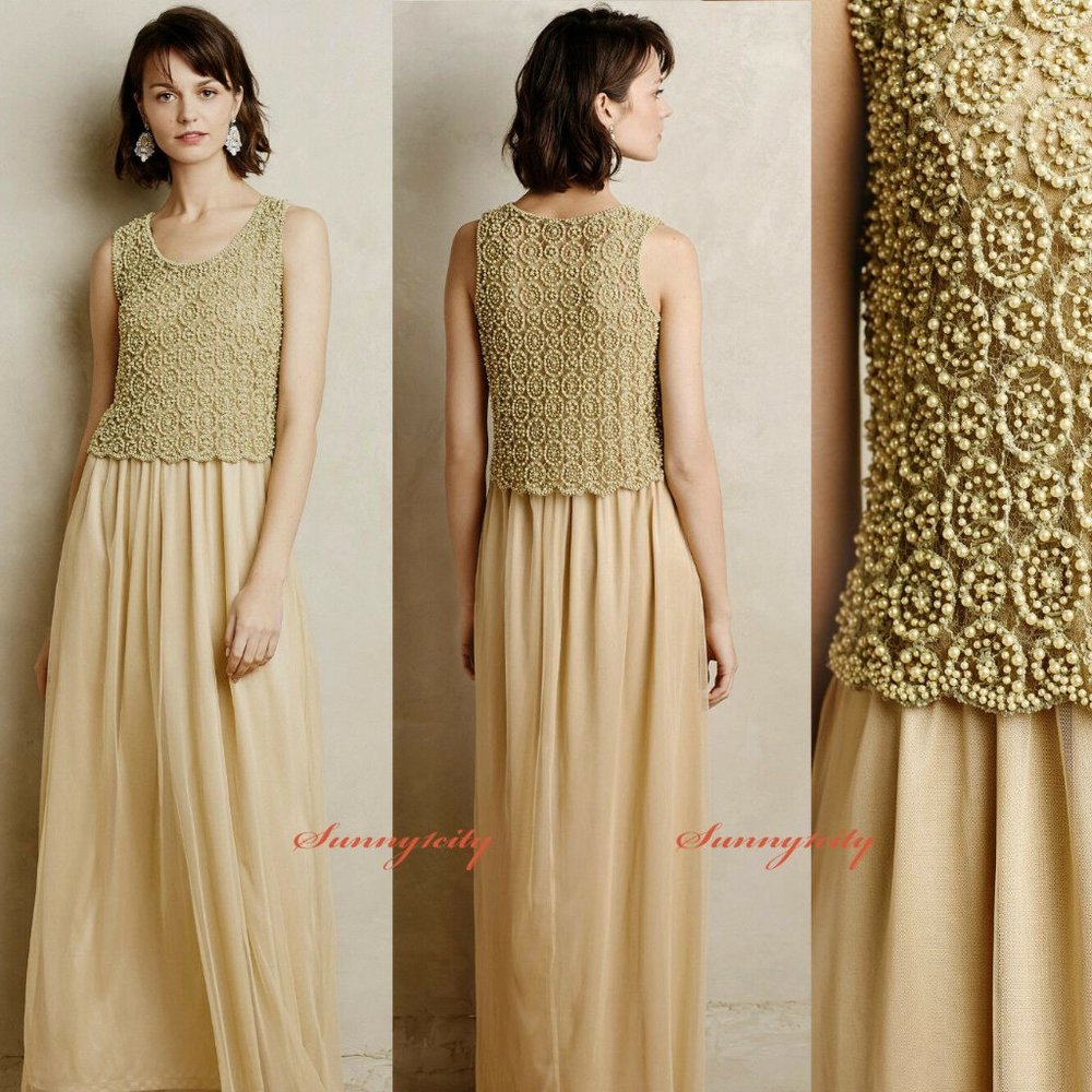 NWT Anthropologie Beaded Arabella Dress